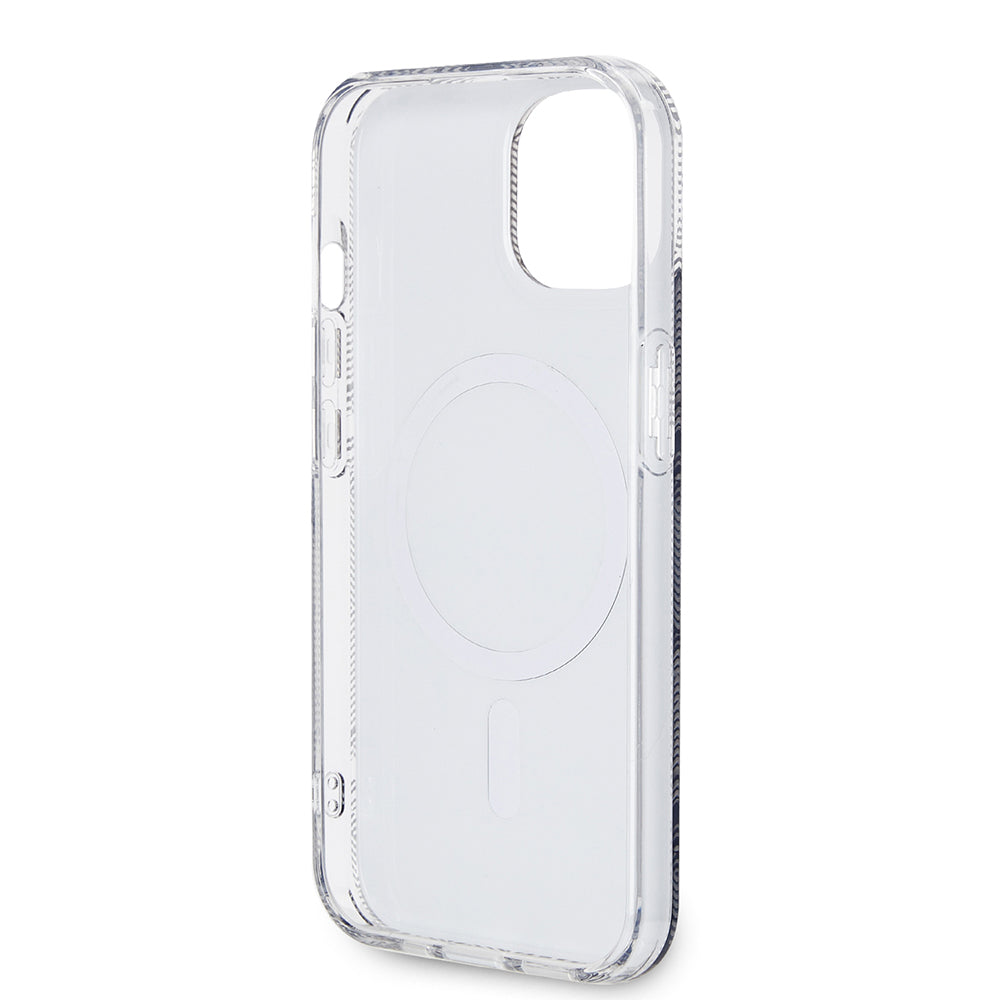 Θήκη MagSafe για Apple iPhone 15 Plus, Guess, IML Gcube, Μαύρη