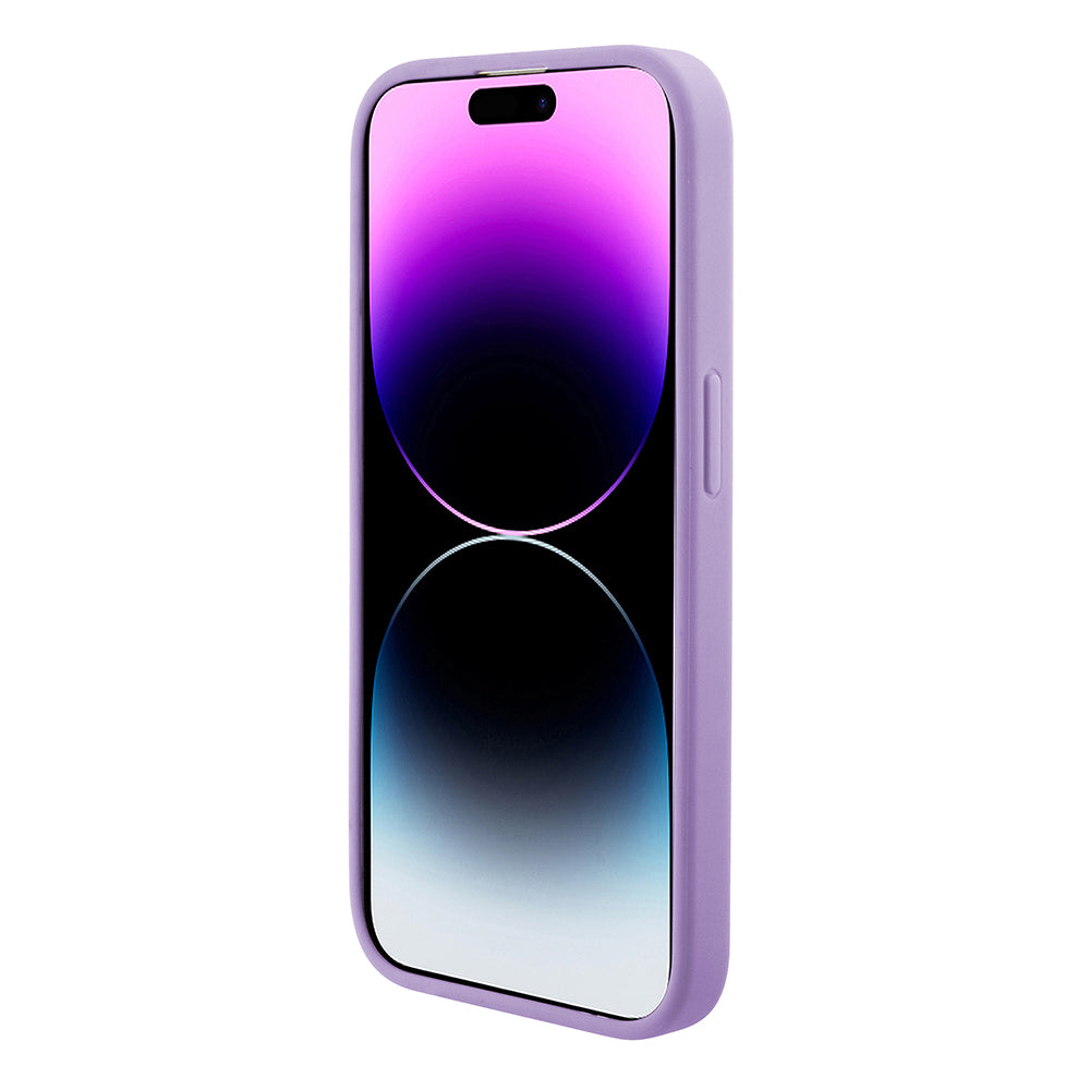 Θήκη MagSafe για Apple iPhone 15 Plus, Guess, Saffiano, Μωβ