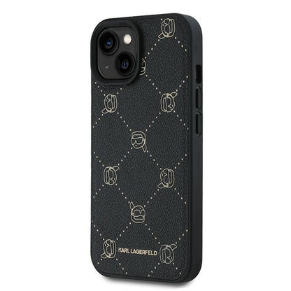 Θήκη MagSafe για Apple iPhone 15 Plus, Karl Lagerfeld, Karl's Head, Μαύρη