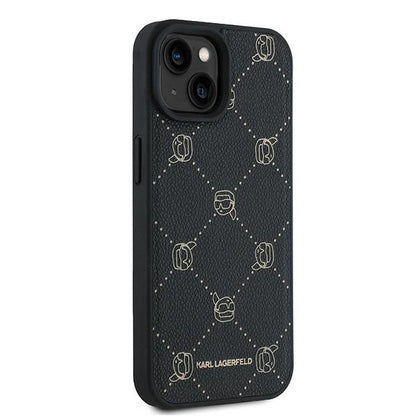 Θήκη MagSafe για Apple iPhone 15 Plus, Karl Lagerfeld, Karl's Head, Μαύρη
