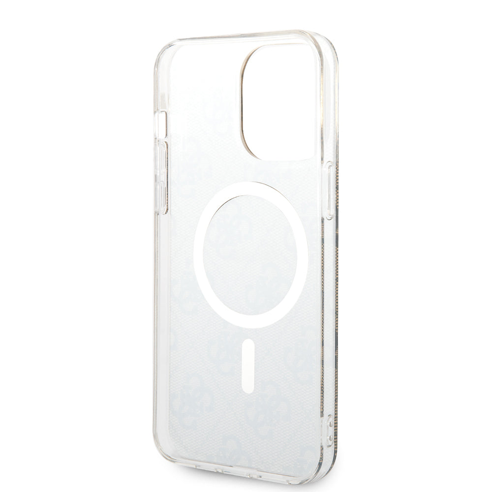 Θήκη MagSafe για Apple iPhone 15 Pro, Guess, 4G IML, Καφέ