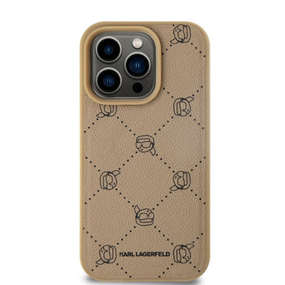 Θήκη MagSafe για Apple iPhone 15 Pro, Karl Lagerfeld, Karl's Head, Μπεζ