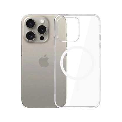 Θήκη MagSafe για Apple iPhone 15 Pro Max, 3MK, Clear MagCase, Διαφανής