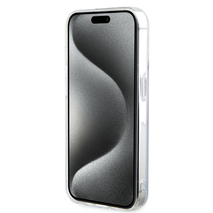 MagSafe Case for Apple iPhone 15 Pro Max, Guess, IML Iridescent, Purple