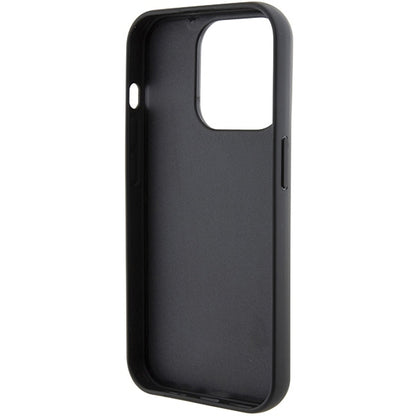 Θήκη MagSafe για Apple iPhone 15 Pro Max, Karl Lagerfeld, Saffiano Gripstand Choupette, Μαύρη