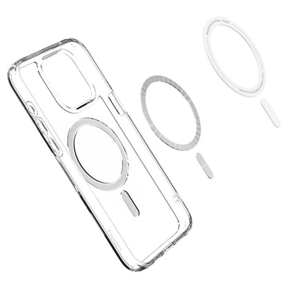 MagSafe Case for Apple iPhone 15 Pro Max, Spigen, Ultra Hybrid Carbon, Transparent ACS06578