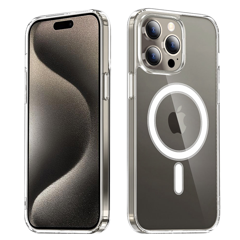 Θήκη MagSafe για Apple iPhone 15 Pro Max, Techsuit, Pro, Διαφανής