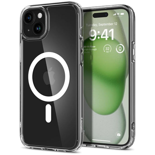 Θήκη MagSafe για Apple iPhone 15, Spigen, Ultra Hybrid, Λευκή ACS06802