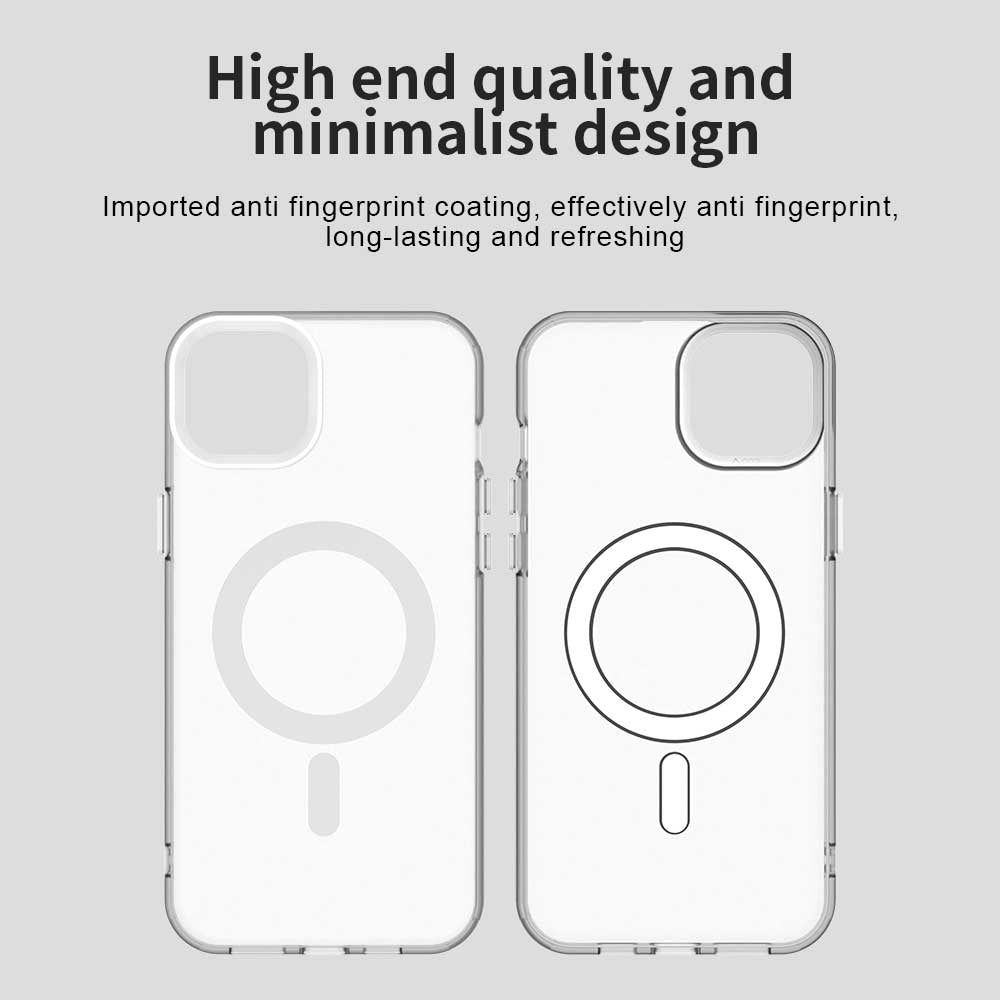 MagSafe Case for Apple iPhone 15, Techsuit, CandyCase, White