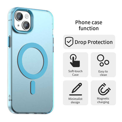 Θήκη MagSafe για Apple iPhone 15, Techsuit, CandyCase, Μπλε