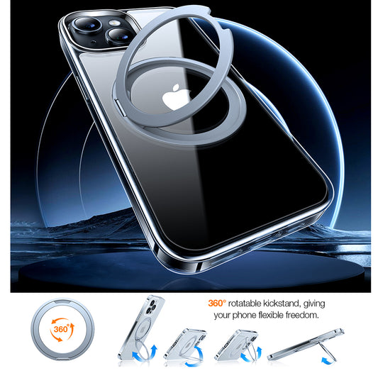 Θήκη MagSafe για Apple iPhone 15, Torras, Ostand Pro, Διάφανη
