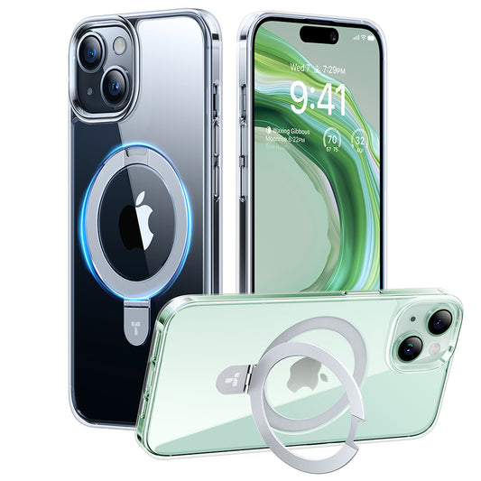 Θήκη MagSafe για Apple iPhone 15, Torras, Ostand, Διαφανής