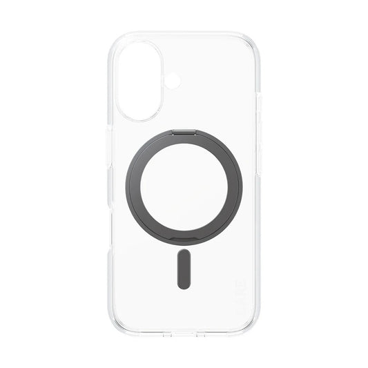 Θήκη MagSafe για Apple iPhone 16, PanzerGlass, Με Ενσωματωμένη Βάση, Διάφανη Μαύρη