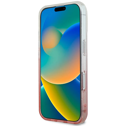 Θήκη MagSafe για Apple iPhone 16 Plus, Guess, IML Glitter Gradient, Καφέ
