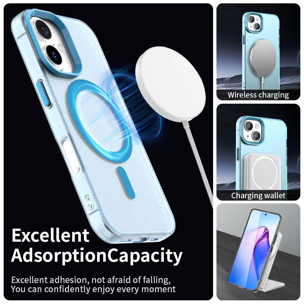 Θήκη MagSafe για Apple iPhone 16 Plus, Techsuit, CandyCase, Μπλε