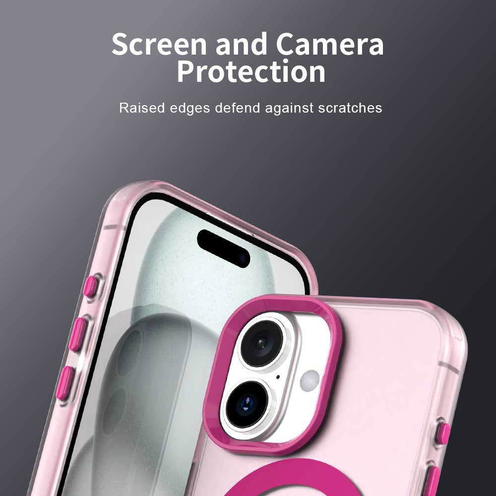 Θήκη MagSafe για Apple iPhone 16 Plus, Techsuit, CandyCase, Ροζ