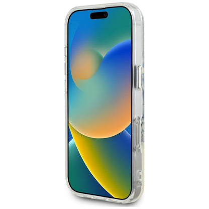 Θήκη MagSafe για Apple iPhone 16 Pro, Guess, IML Metal Colored Circle, Ροζ