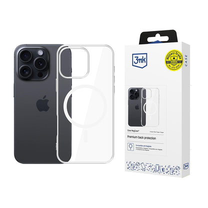 Θήκη MagSafe για Apple iPhone 16 Pro Max, 3MK, Clear MagCase, Διαφανής