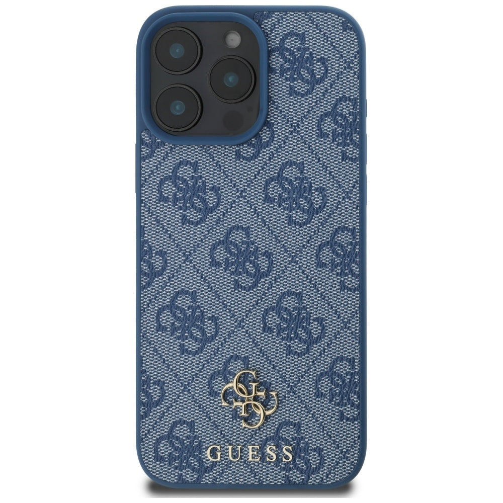 Θήκη MagSafe για Apple iPhone 16 Pro Max, Guess, 4G Small and Classic Logo, Μπλε