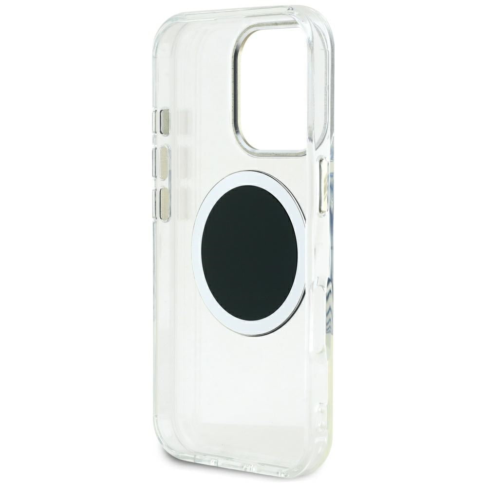 Θήκη MagSafe για Apple iPhone 16 Pro Max, Guess, IML Metal Colored Circle, Μαύρη