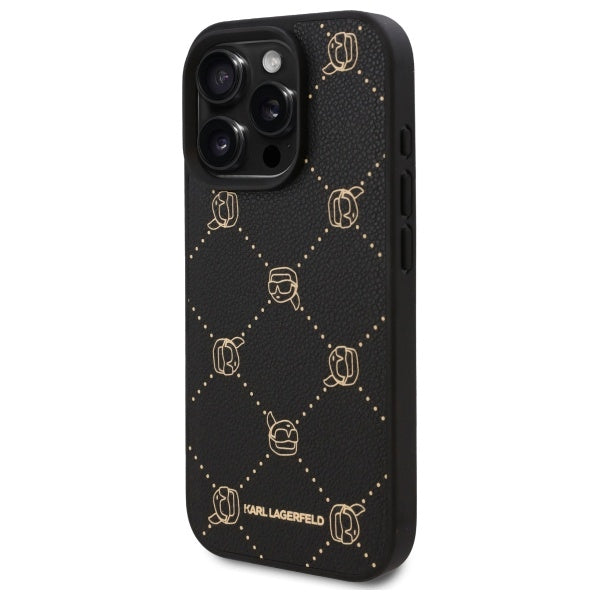Θήκη MagSafe για Apple iPhone 16 Pro Max, Karl Lagerfeld, Karl's Head, Μαύρη