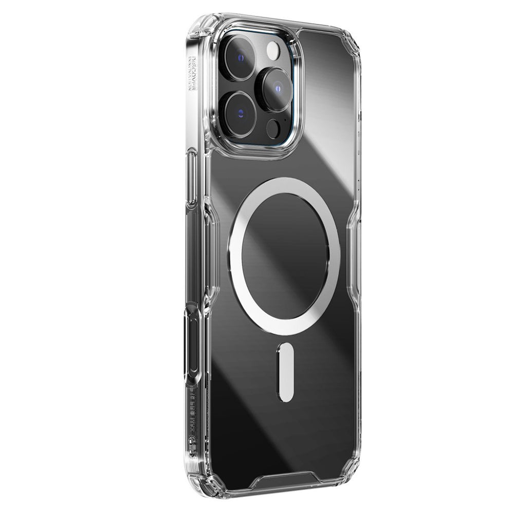 Θήκη MagSafe για Apple iPhone 16 Pro Max, Nillkin, Nature Pro, Διαφανής