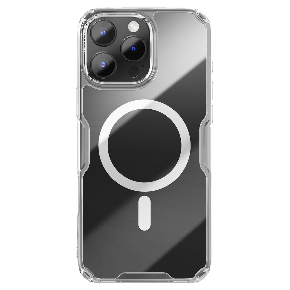 Θήκη MagSafe για Apple iPhone 16 Pro Max, Nillkin, Nature Pro, Διαφανής