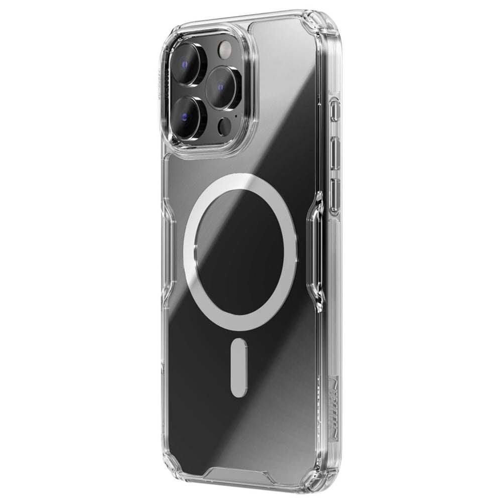 Θήκη MagSafe για Apple iPhone 16 Pro Max, Nillkin, Nature Pro, Διαφανής