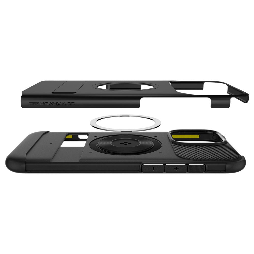 MagSafe Case for Apple iPhone 16 Pro Max, Spigen, Slim Armor, Black ACS08034