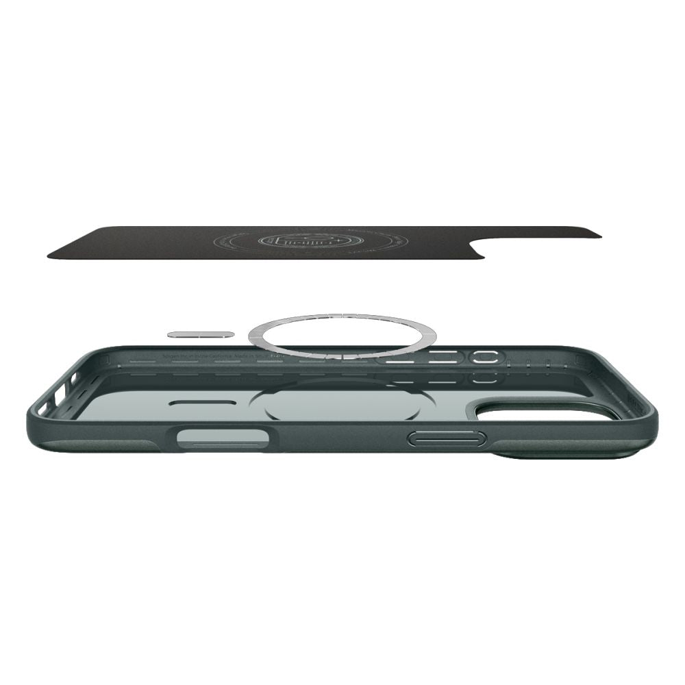 MagSafe Case for Apple iPhone 16 Pro Max, Spigen, Thin Fit, Green ACS07981