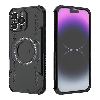 Θήκη MagSafe για Apple iPhone 16 Pro Max, Techsuit, ArmorMag, Μαύρη