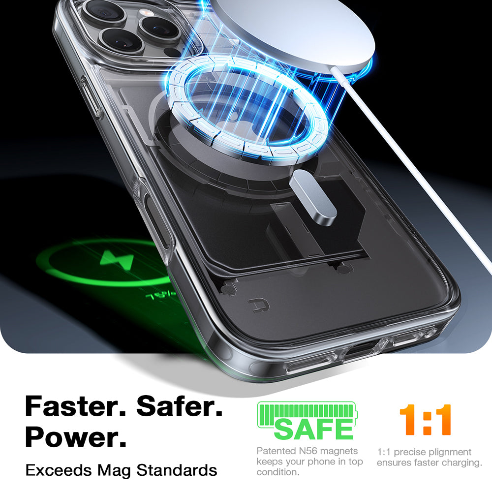 Θήκη MagSafe για Apple iPhone 16 Pro Max, Torras, Diamond, Διάφανη