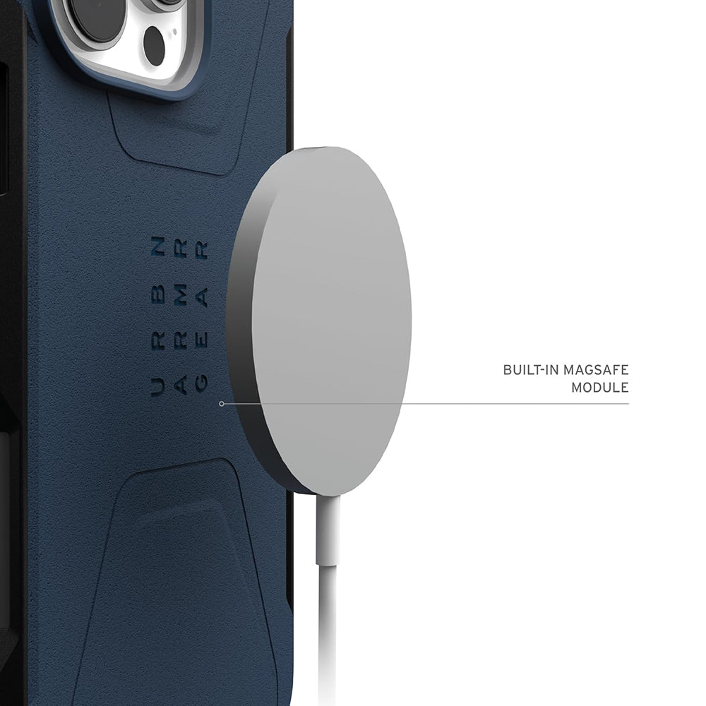 MagSafe Case for Apple iPhone 16 Pro Max, Urban Armor Gear, Civilian, Navy Blue