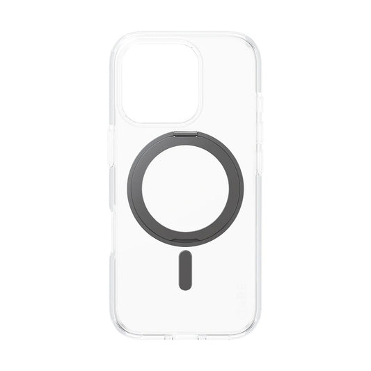 Θήκη MagSafe για Apple iPhone 16 Pro, PanzerGlass, με Χαρακτηριστικό Kickstand, Διαφανής Μαύρη