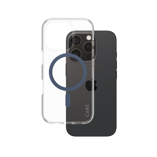 Θήκη MagSafe για Apple iPhone 16 Pro, PanzerGlass, Care Urban Combat, Διάφανη Μπλε