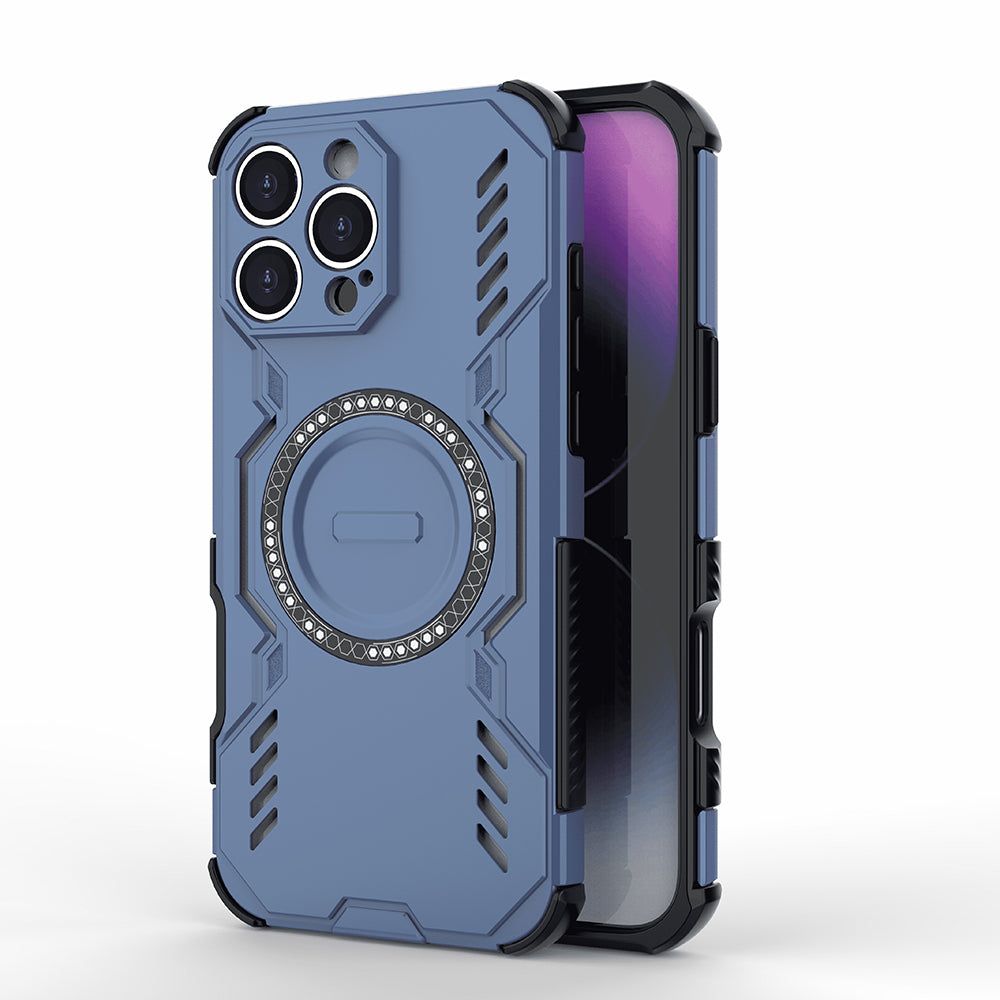 Θήκη MagSafe για Apple iPhone 16 Pro, Techsuit, ArmorMag, Μπλε