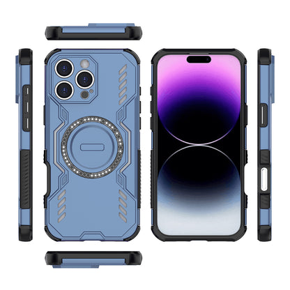 Θήκη MagSafe για Apple iPhone 16 Pro, Techsuit, ArmorMag, Μπλε