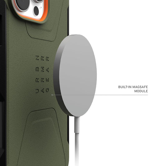 Θήκη MagSafe για Apple iPhone 16 Pro, Urban Armor Gear, Civilian, Πράσινο