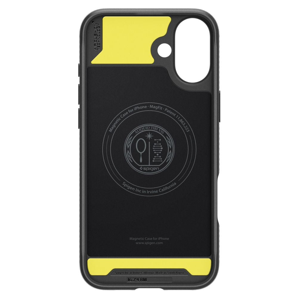 MagSafe Case for Apple iPhone 16, Spigen, Rugged Armor, Matte Black ACS08214