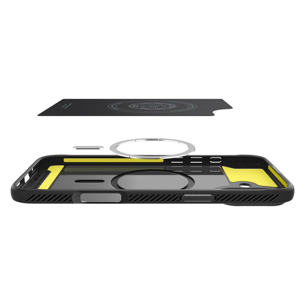 MagSafe Case for Apple iPhone 16, Spigen, Rugged Armor, Matte Black ACS08214
