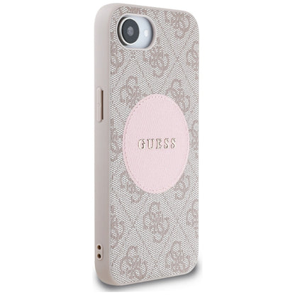 Θήκη MagSafe για Apple iPhone 17e / 16e, Guess, 4G Circle Classic Logo, Ροζ