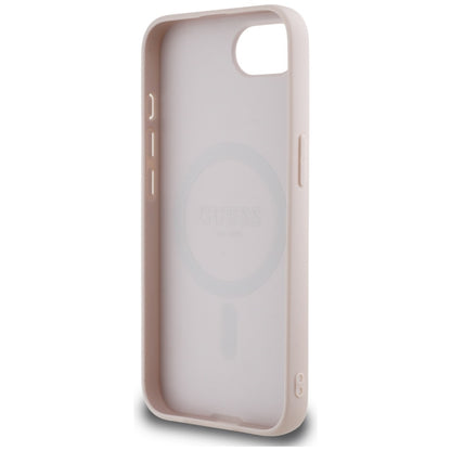 Θήκη MagSafe για Apple iPhone 17e / 16e, Guess, 4G Circle Classic Logo, Ροζ