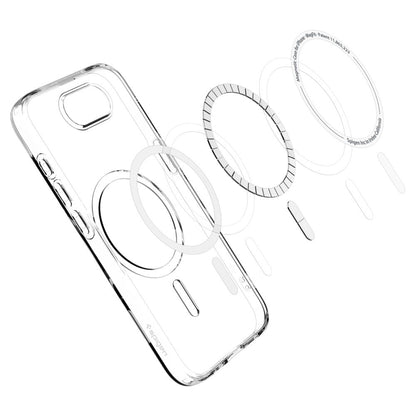 MagSafe Case for Apple iPhone 17e / 16e, Spigen, Liquid Crystal, Transparent ACS09150