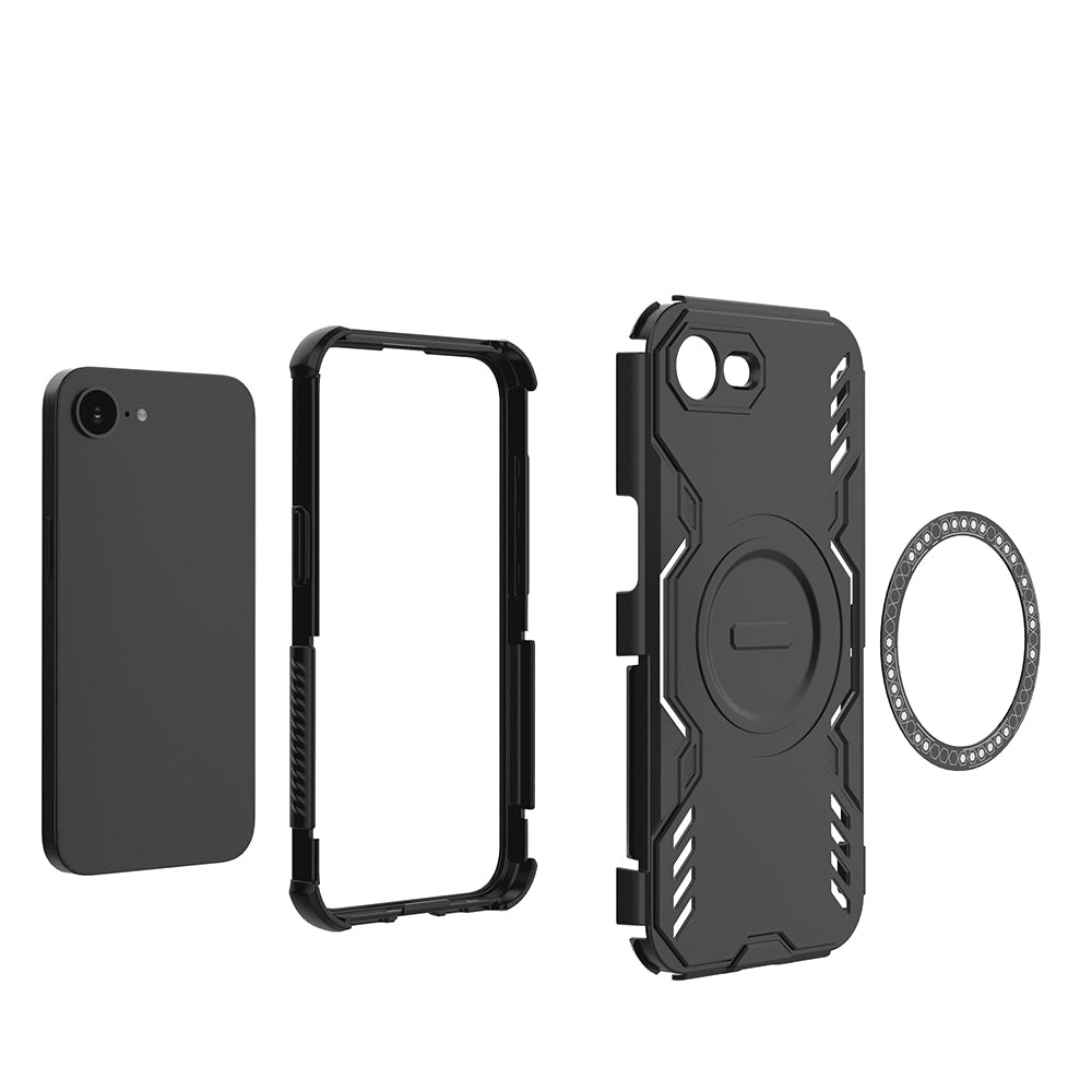 Θήκη MagSafe για Apple iPhone 17e / 16e, Techsuit, ArmorMag, Μαύρη