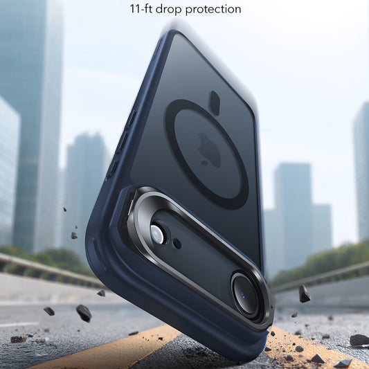 Θήκη MagSafe για Apple iPhone 17 Air, ESR, Classic Hybrid Kickstand, Σατινέ Μπλε