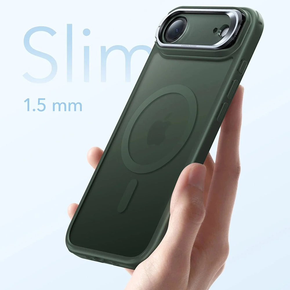 MagSafe Case for Apple iPhone 17 Air, ESR, Classic Hybrid Kickstand, Satin Green