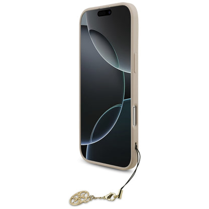 Θήκη MagSafe για Apple iPhone 17 Air, Guess, 4G Charm Cradle, Ροζ