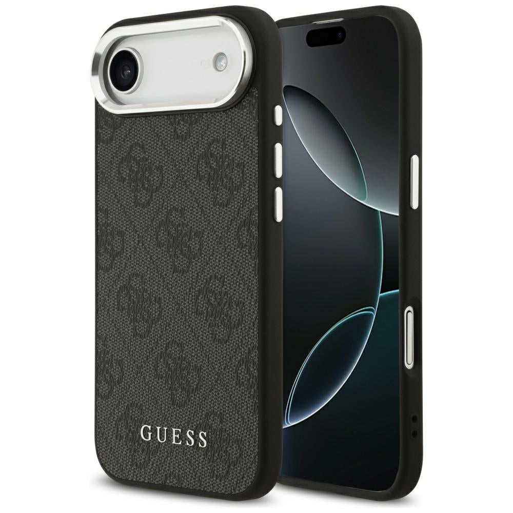 MagSafe Case for Apple iPhone 17 Air, Guess, 4G Classic Logo, Black