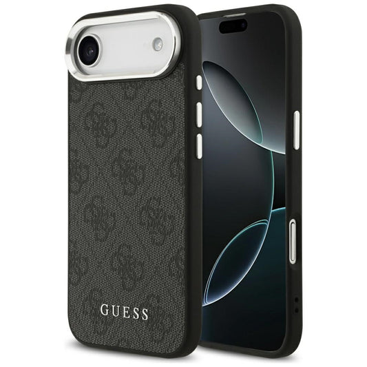Θήκη MagSafe για Apple iPhone 17 Air, Guess, 4G Classic Logo, Μαύρη
