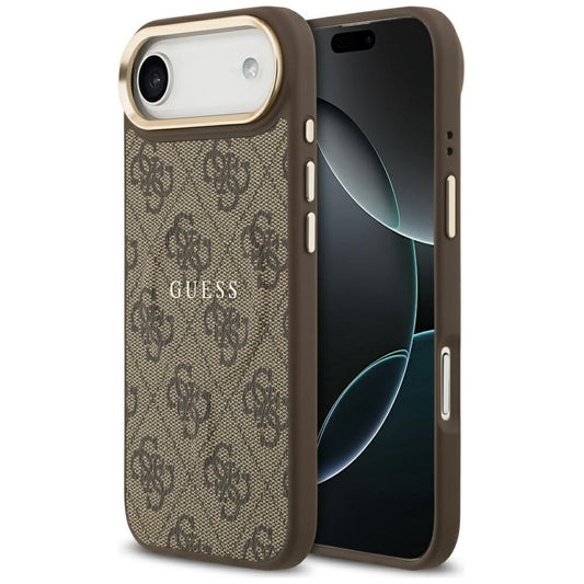 Θήκη MagSafe για Apple iPhone 17 Air, Guess, 4G Classic, Καφέ